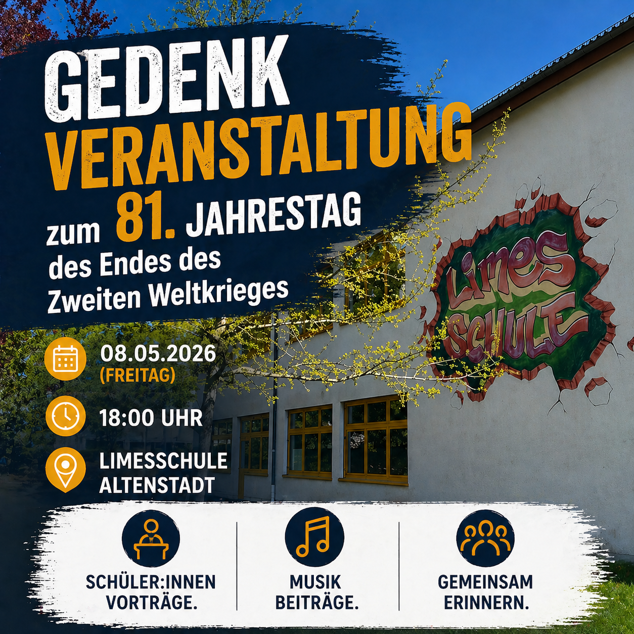 20260508 Gedenkveranstaltung Limesschule 81 Jahrestag Kriegsende